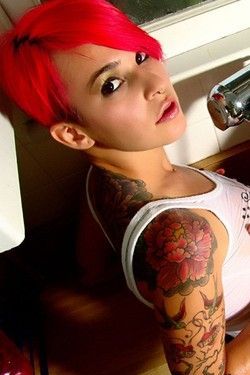 Punk Redhead Strips And Spreads