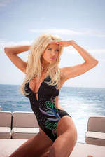 Victoria Silvstedt On Boat 05