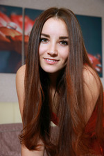 beautiful brunette Stefany Sonri 02