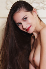 Leona Mia Looks Glamorous In Her Scarlet Lipstick And Skintight Black Bodysuit 20