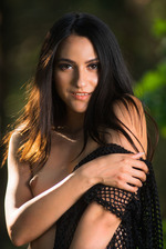 Gorgeous Cira Nerri Is A Walking Dream In Black Mesh That Does Little To Conceal Her Beautiful Body 12