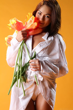 Beautiful Flower Michaela Isizzu Strips To Naked 02