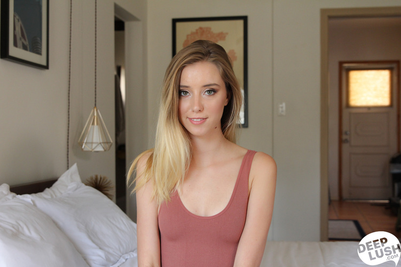 Beautiful Blond Haley Reed Going To Be Naked 2
