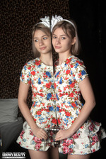 Horny model posing naked 1